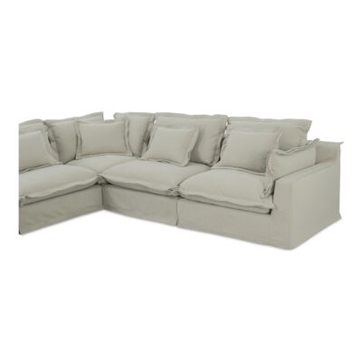 Olivia Classic L-Shaped Modular Sectional Sand UB-1032-34 UB 1032 34 04