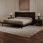 Madagascar Queen Platform Bed Dark Brown 21 Madagascar Queen Platform Bed Dark Brown UH-1006-20-0 UH 1006 20 0 01