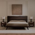 Madagascar King Platform Bed Dark Brown UH-1007-20-0 UH 1007 20 0 00
