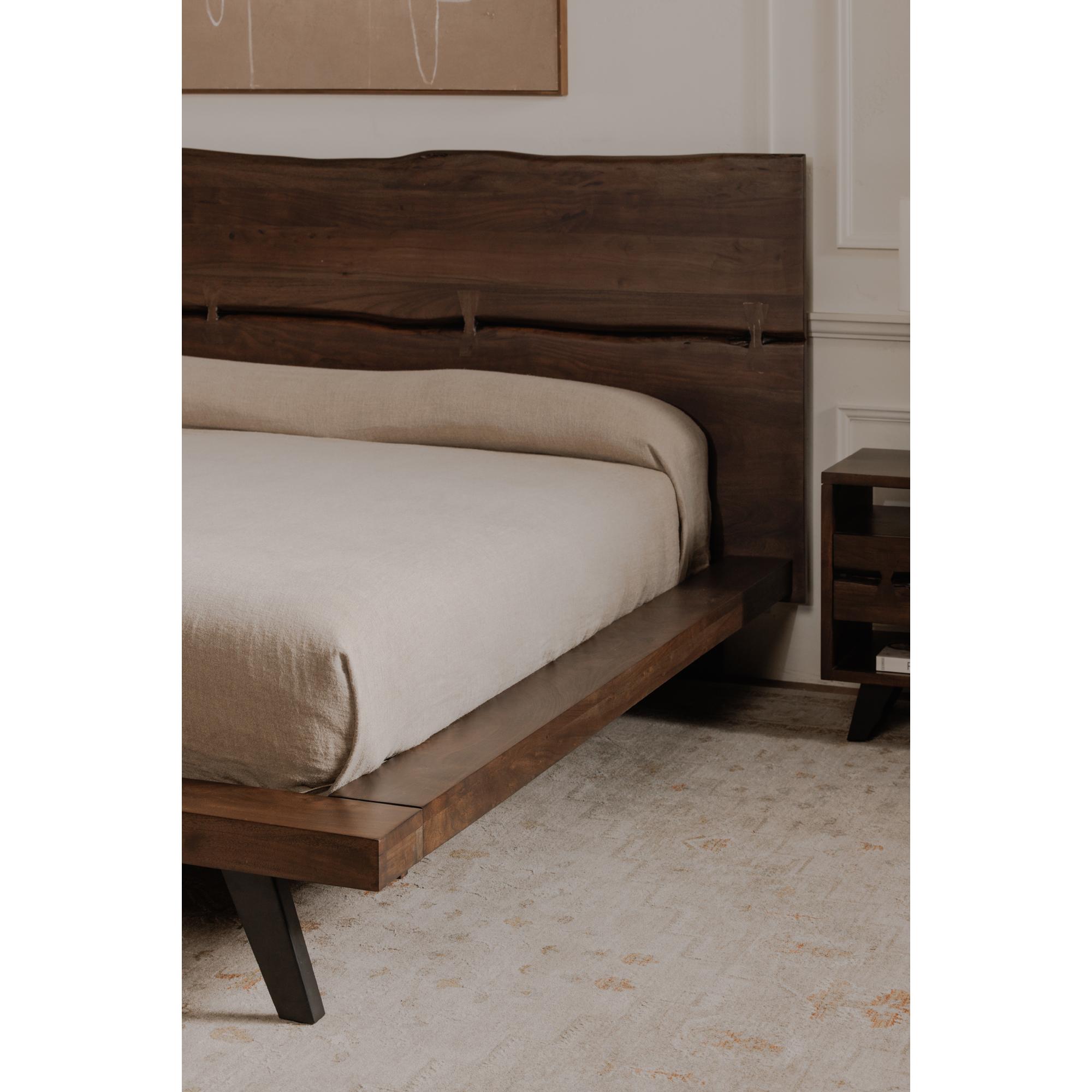 Madagascar King Platform Bed Dark Brown 9 Madagascar King Platform Bed Dark Brown - Image 9