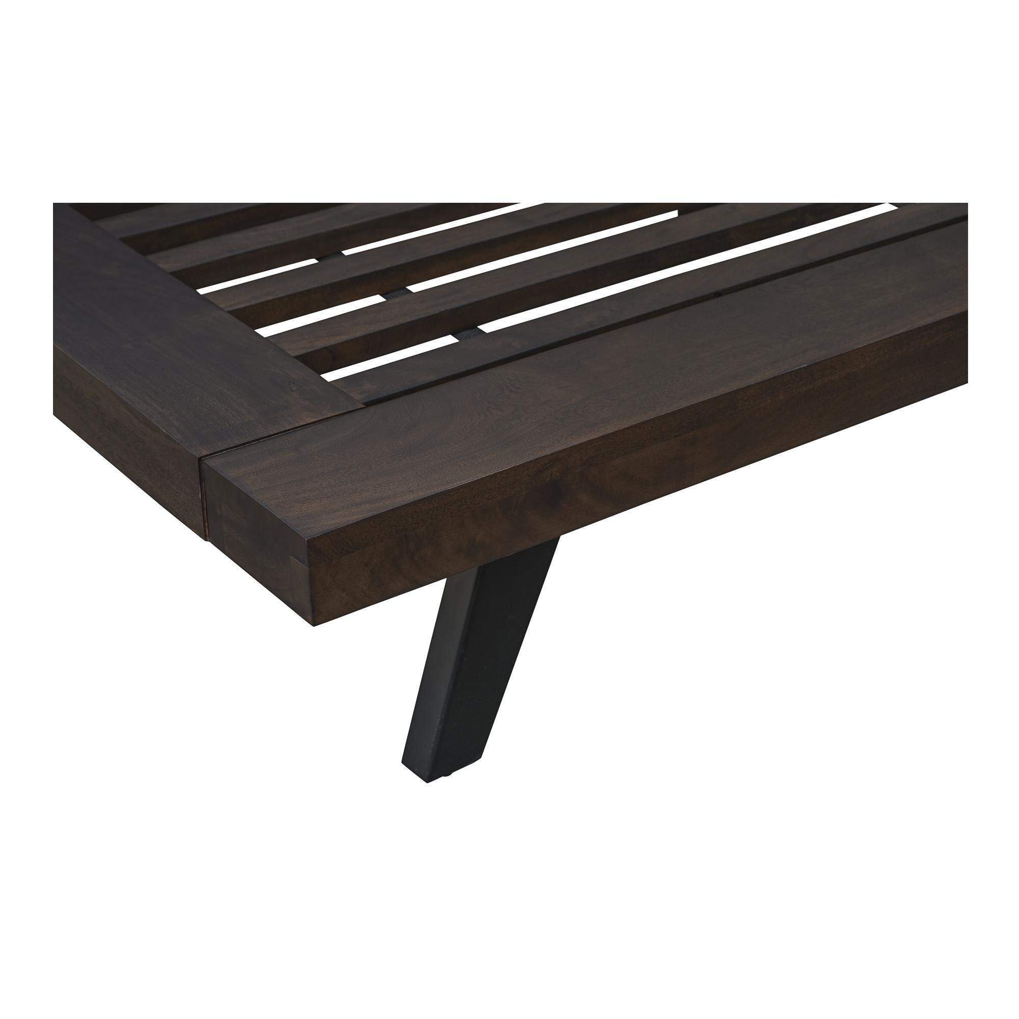 Madagascar King Platform Bed Dark Brown 6 Madagascar King Platform Bed Dark Brown - Image 6