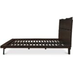 Madagascar King Platform Bed Dark Brown UH-1007-20-0 UH 1007 20 0 Madagascar side left shadsilo