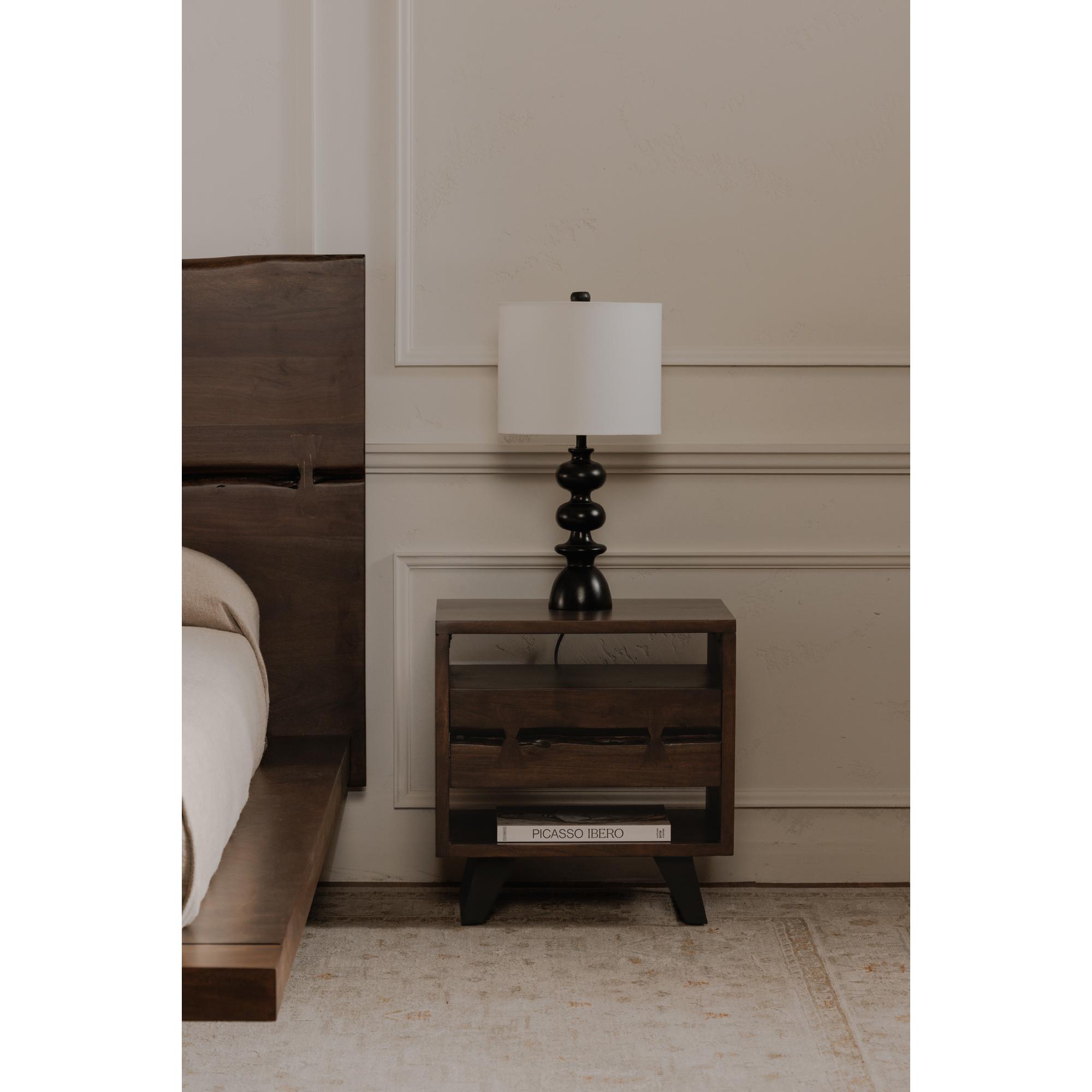 Madagascar Nightstand Dark Brown 8 Madagascar Nightstand Dark Brown - Image 8