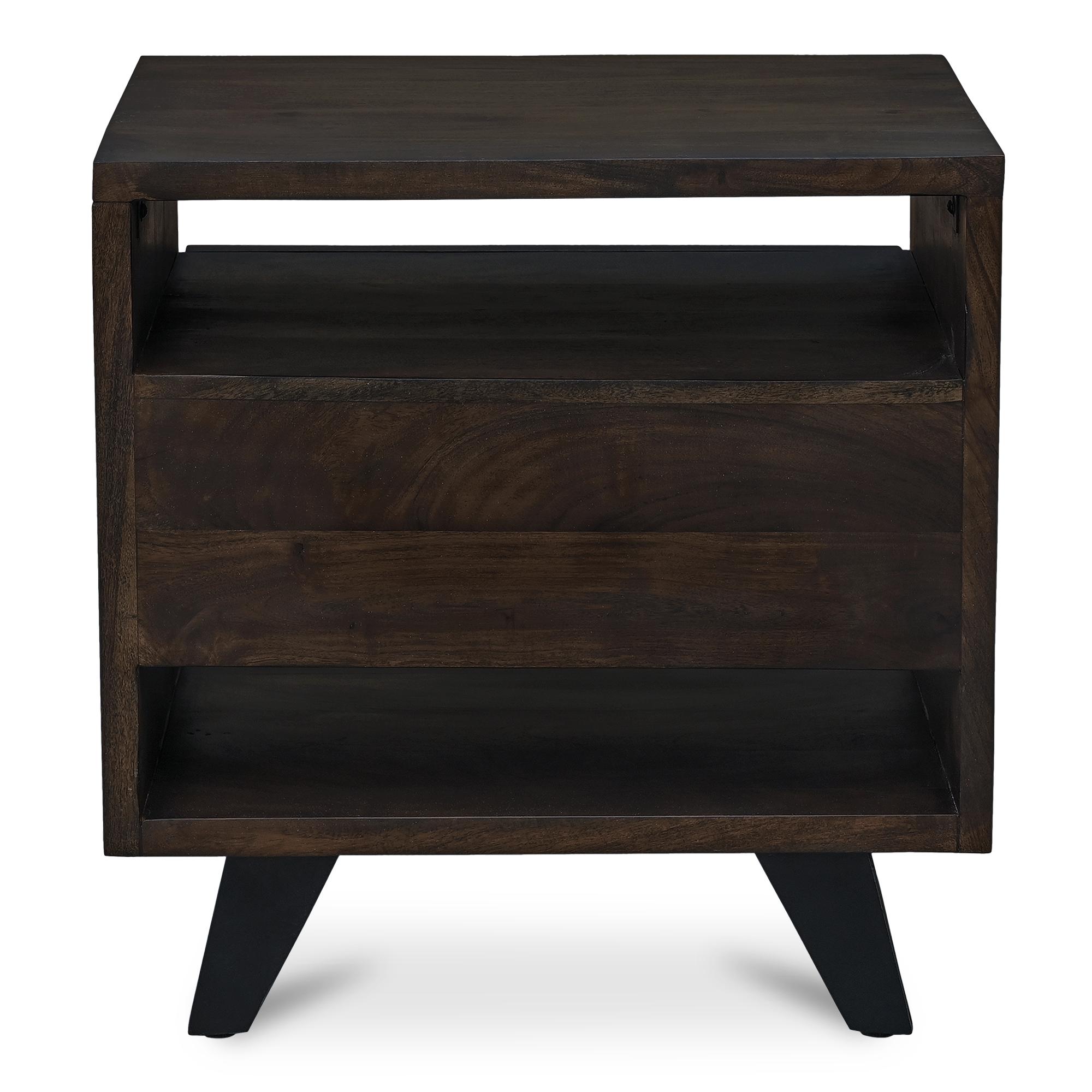 Madagascar Nightstand Dark Brown 4 Madagascar Nightstand Dark Brown - Image 4