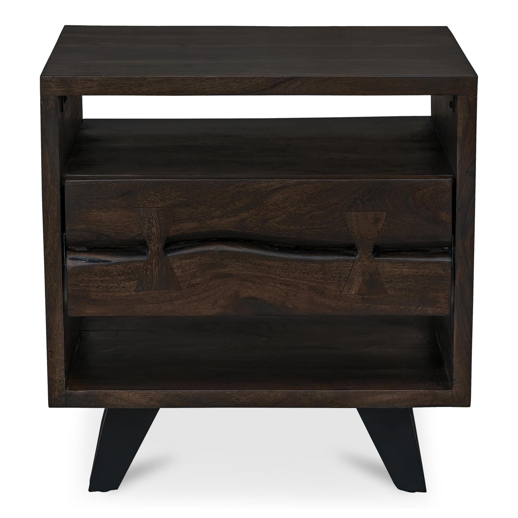 Madagascar Nightstand Dark Brown