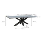 Edge Dining Table Small 19 Edge Dining Table Small UH-1018-29-0 UH 1018 29 70