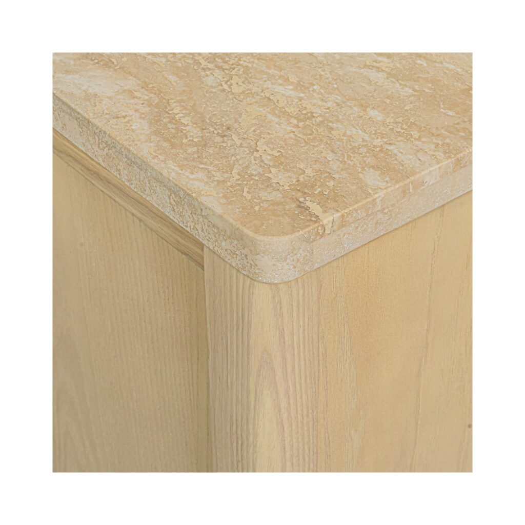 Blake Sideboard Beige Travertine - Image 12