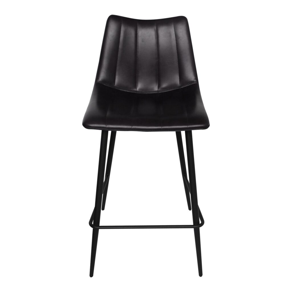 Alibi Counter Stool Matte Black (Set of 2) - Image 4