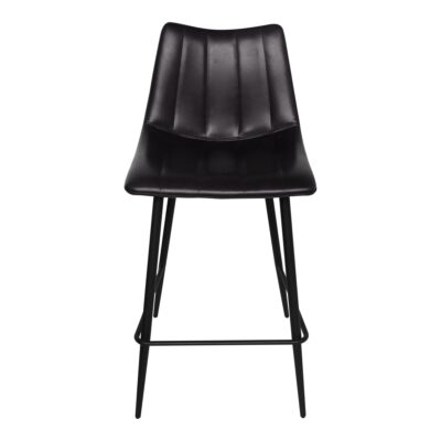 Alibi Counter Stool Matte Black (Set of 2) UU-1002-02 UU 1002 02