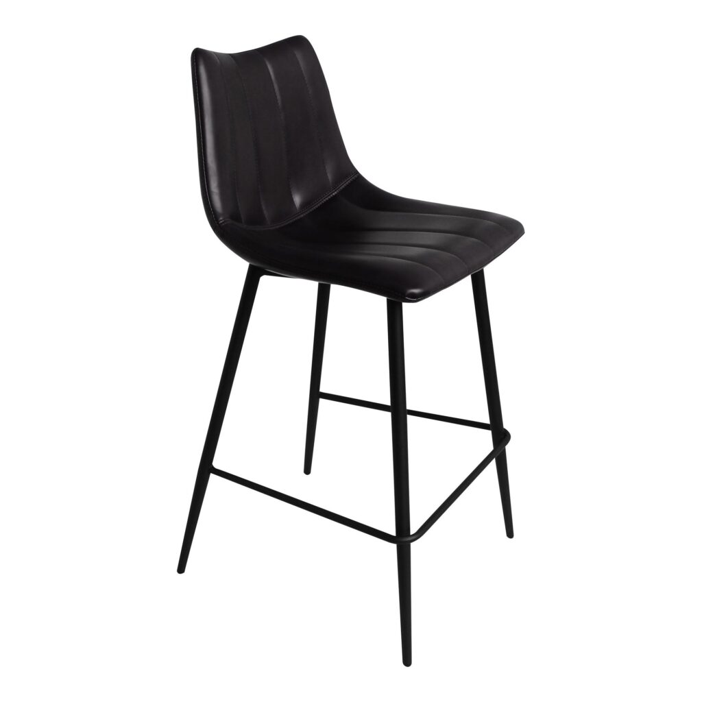 Alibi Counter Stool Matte Black (Set of 2) - Image 5