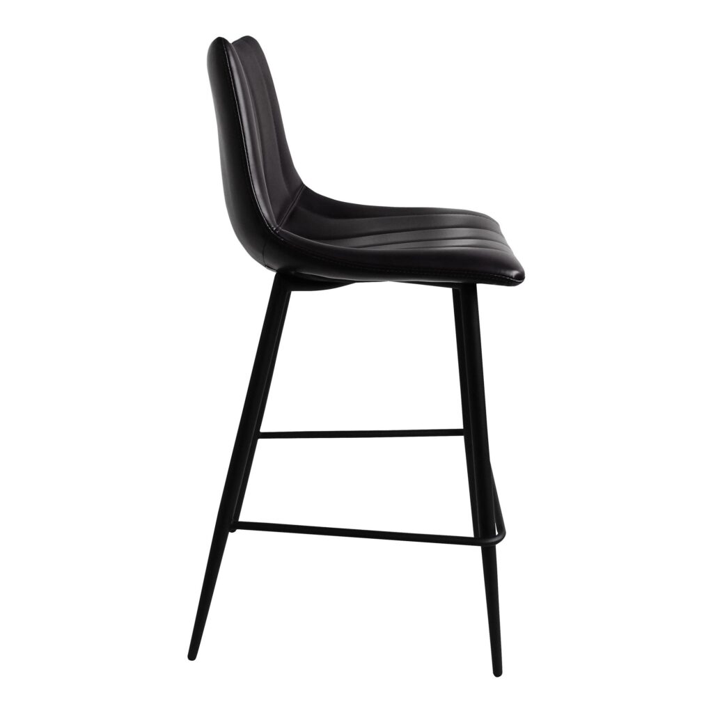 Alibi Counter Stool Matte Black (Set of 2) - Image 6