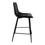 Alibi Counter Stool Matte Black (Set of 2) 19 Alibi Counter Stool Matte Black (Set of 2) UU-1002-02 UU 1002 02 02