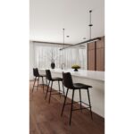 Alibi Counter Stool Matte Black (Set of 2) 26 Alibi Counter Stool Matte Black (Set of 2) UU-1002-02 UU 1002 02 51