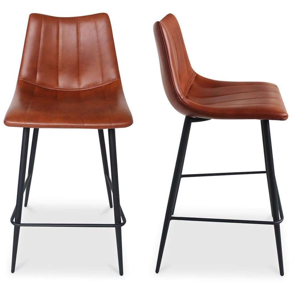 Alibi Counter Stool Brown (Set of 2)