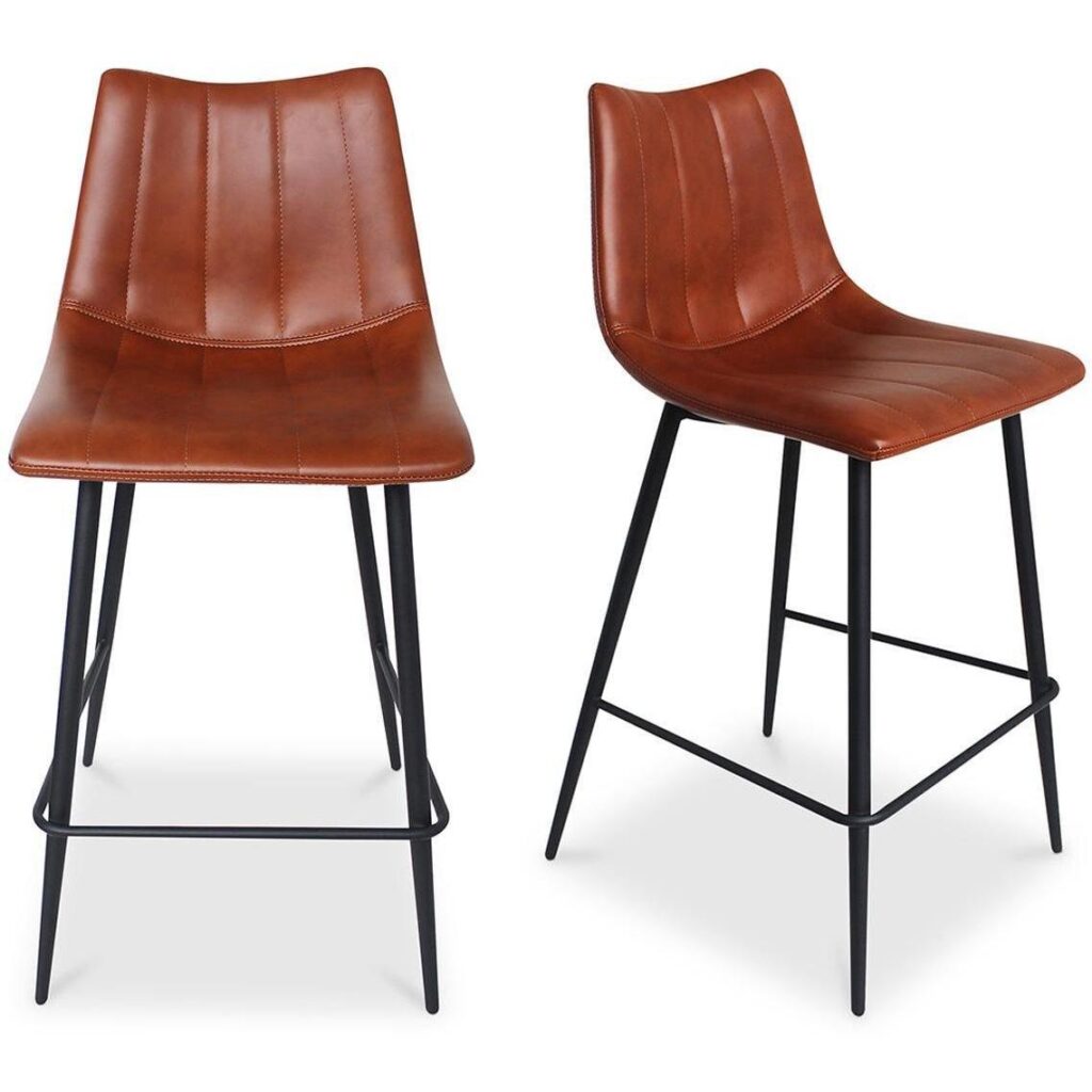 Alibi Counter Stool Brown (Set of 2) - Image 2