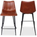 Alibi Counter Stool Brown (Set of 2) 14 Alibi Counter Stool Brown (Set of 2) UU-1002-03 UU 1002 03 82