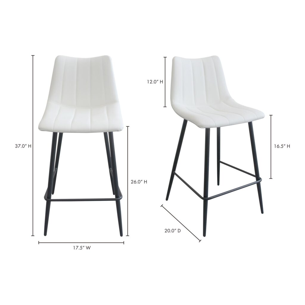 Alibi Counter Stool Ivory (Set of 2) - Image 11