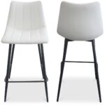 Alibi Counter Stool Ivory (Set of 2) 13 Alibi Counter Stool Ivory (Set of 2) UU-1002-05 UU 1002 05 82