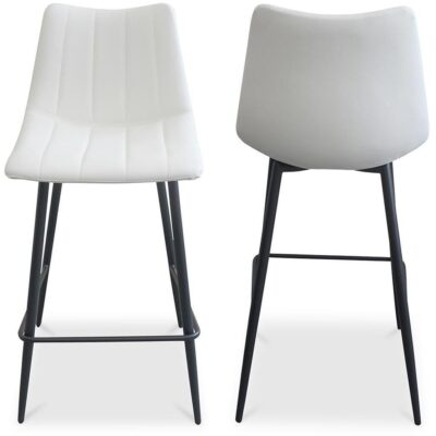 Alibi Counter Stool Ivory (Set of 2) UU-1002-05 UU 1002 05 82