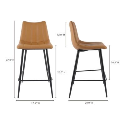 Alibi Counter Stool Tan - Set Of Two UU-1002-21 UU 1002 21 70