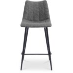 Alibi Counter Stool Dark Grey-Set of Two UU-1002-25 UU 1002 25 Alibi front shadsilo