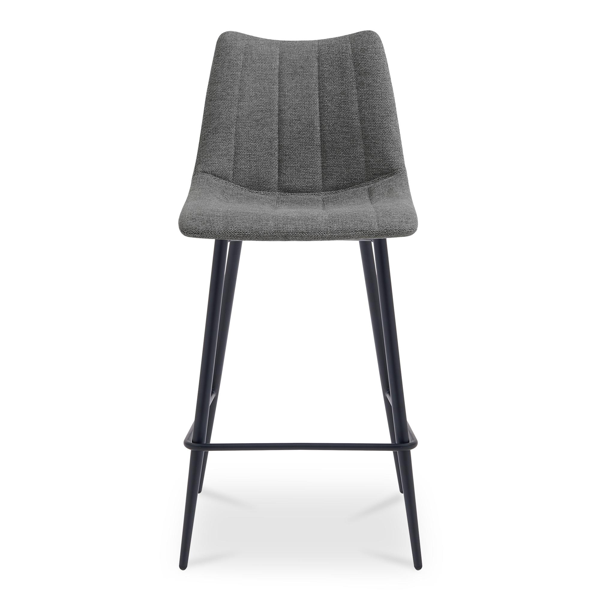 Alibi Counter Stool Dark Grey-Set of Two 4 Alibi Counter Stool Dark Grey-Set of Two - Image 4