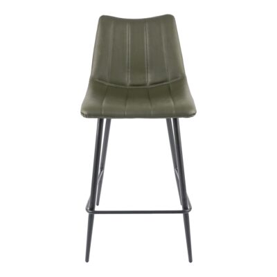 Alibi Counter Stool Dark Green - Set Of Two UU-1002-27 UU 1002 27