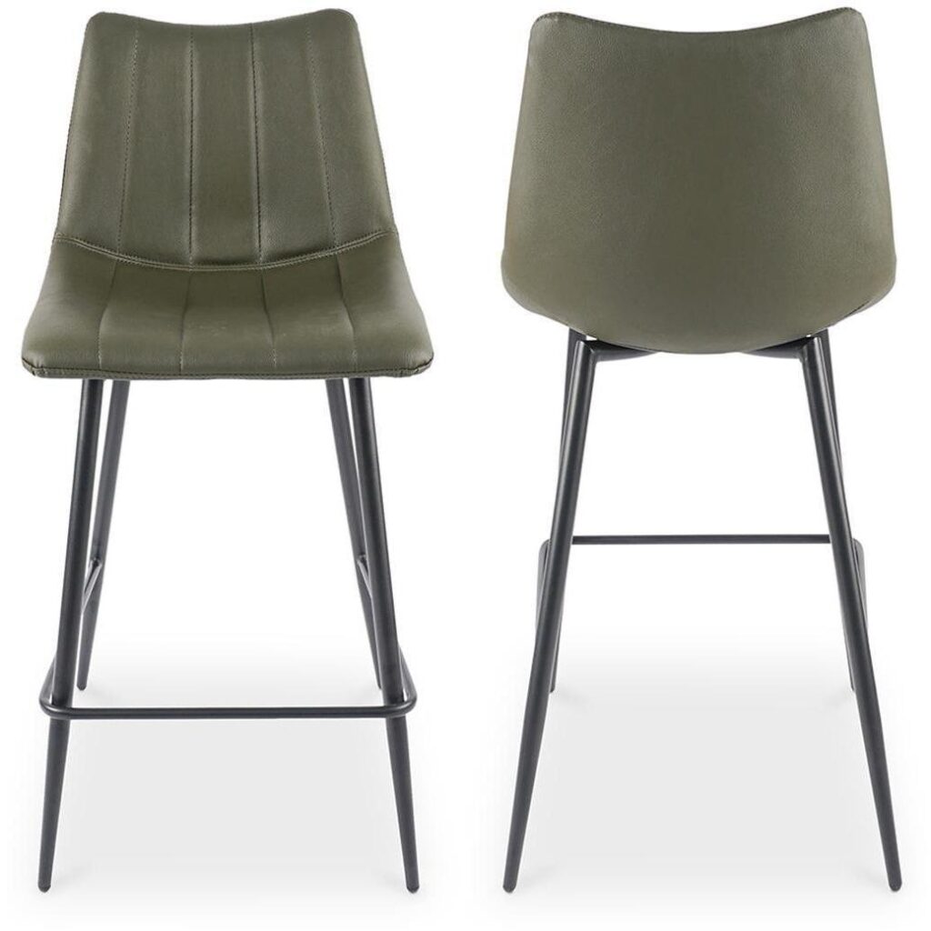 Alibi Counter Stool Dark Green - Set Of Two - Image 3