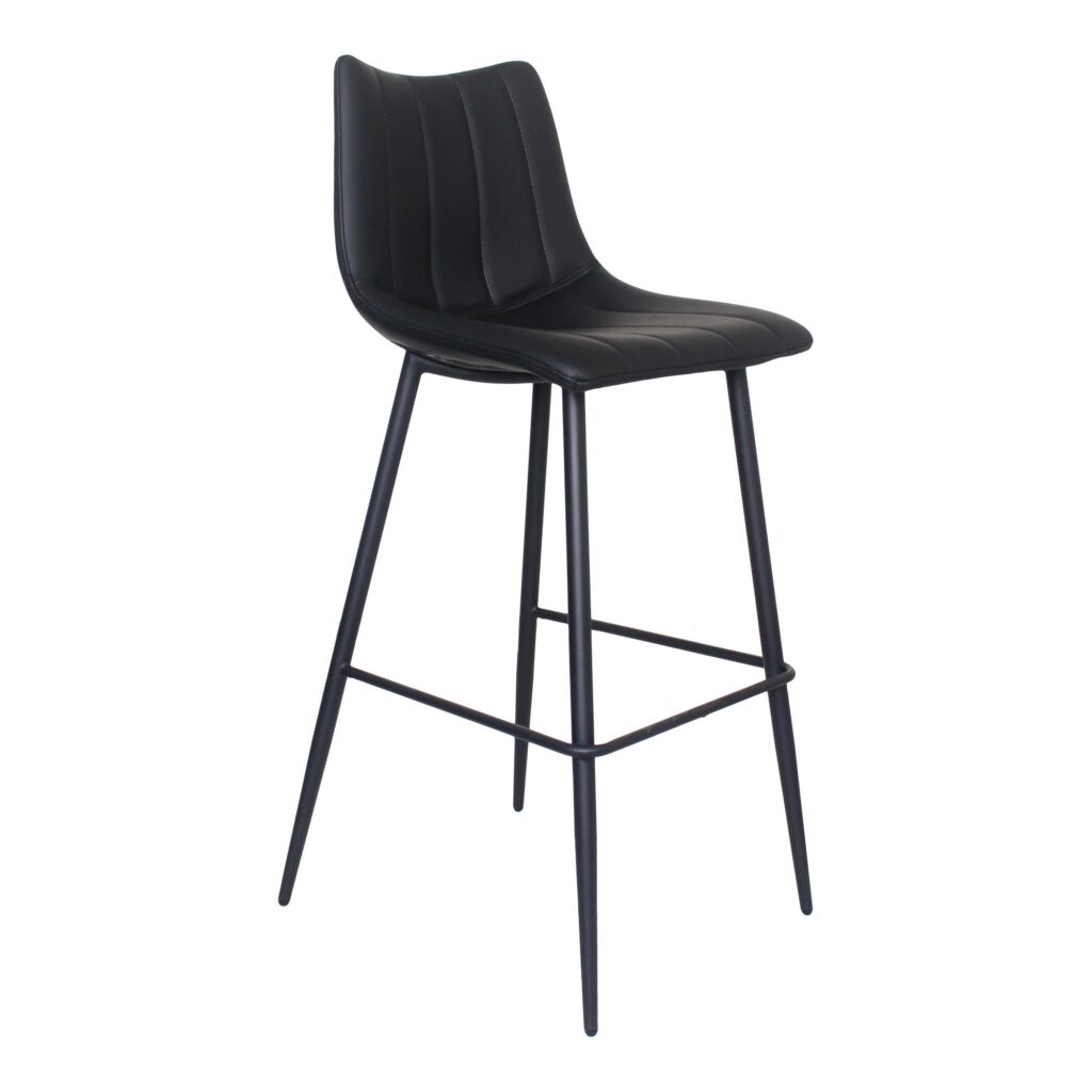 Alibi Barstool Matte Black (Set of 2) - Image 4