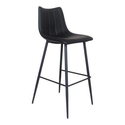 Alibi Barstool Matte Black (Set of 2) UU-1003-02 UU 1003 02 01