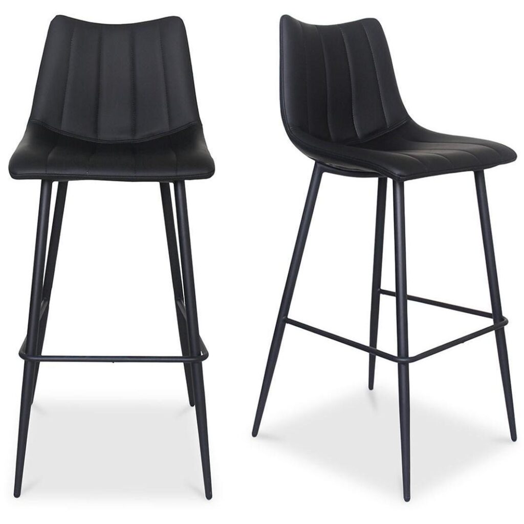 Alibi Barstool Matte Black (Set of 2)