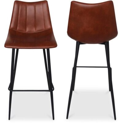 Alibi Barstool Brown (Set of 2) UU-1003-03 UU 1003 03 82