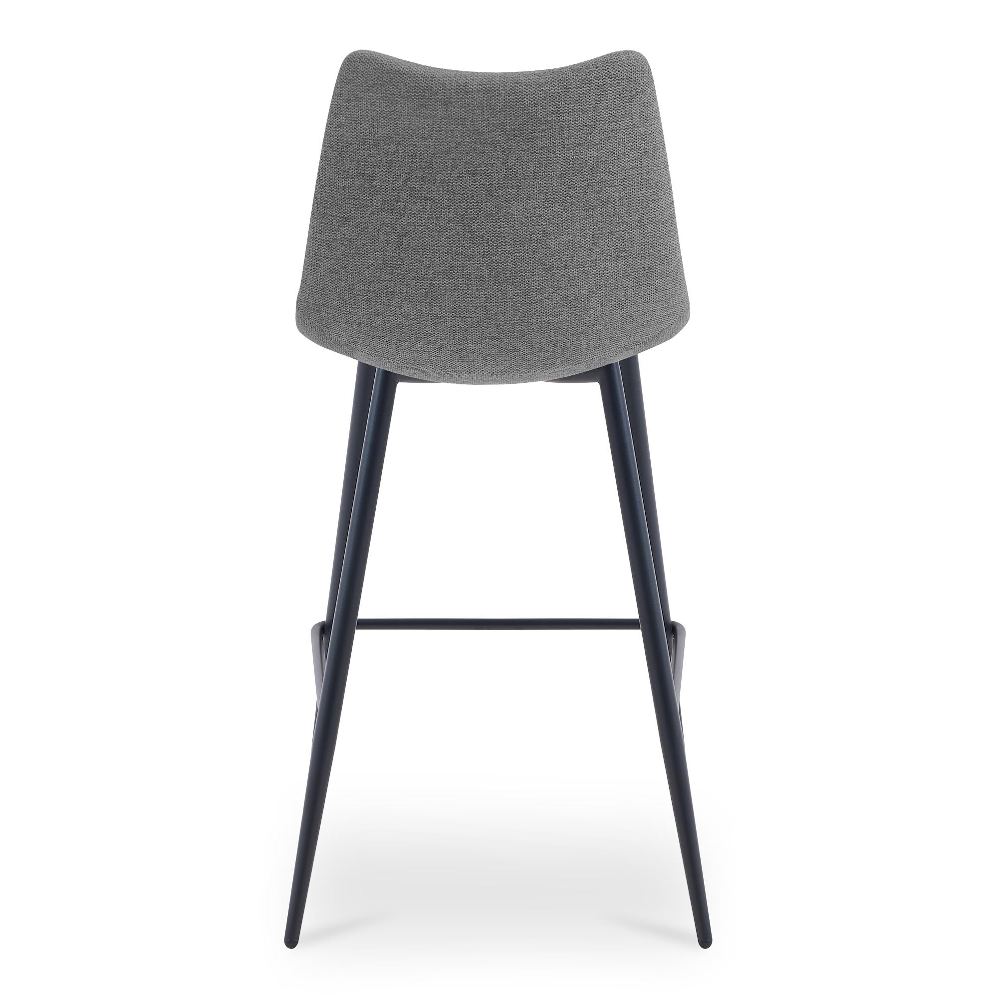 Alibi Bar Stool Dark Grey-Set of Two 5 Alibi Bar Stool Dark Grey-Set of Two - Image 5
