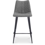 Alibi Bar Stool Dark Grey-Set of Two UU-1003-25 UU 1003 25 Alibi front shadsilo