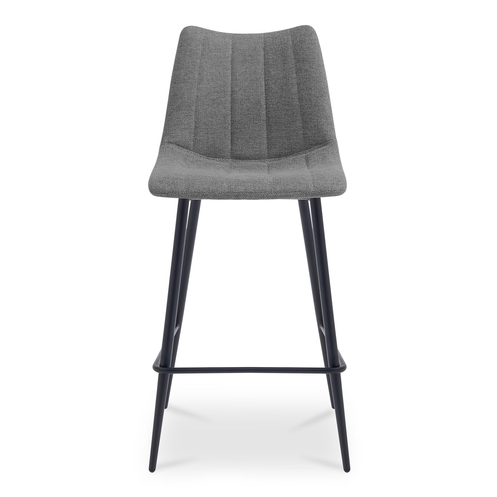 Alibi Bar Stool Dark Grey-Set of Two 4 Alibi Bar Stool Dark Grey-Set of Two - Image 4