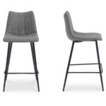 Alibi Bar Stool Dark Grey-Set of Two UU-1003-25 UU 1003 25 Alibi frontside shadsilo