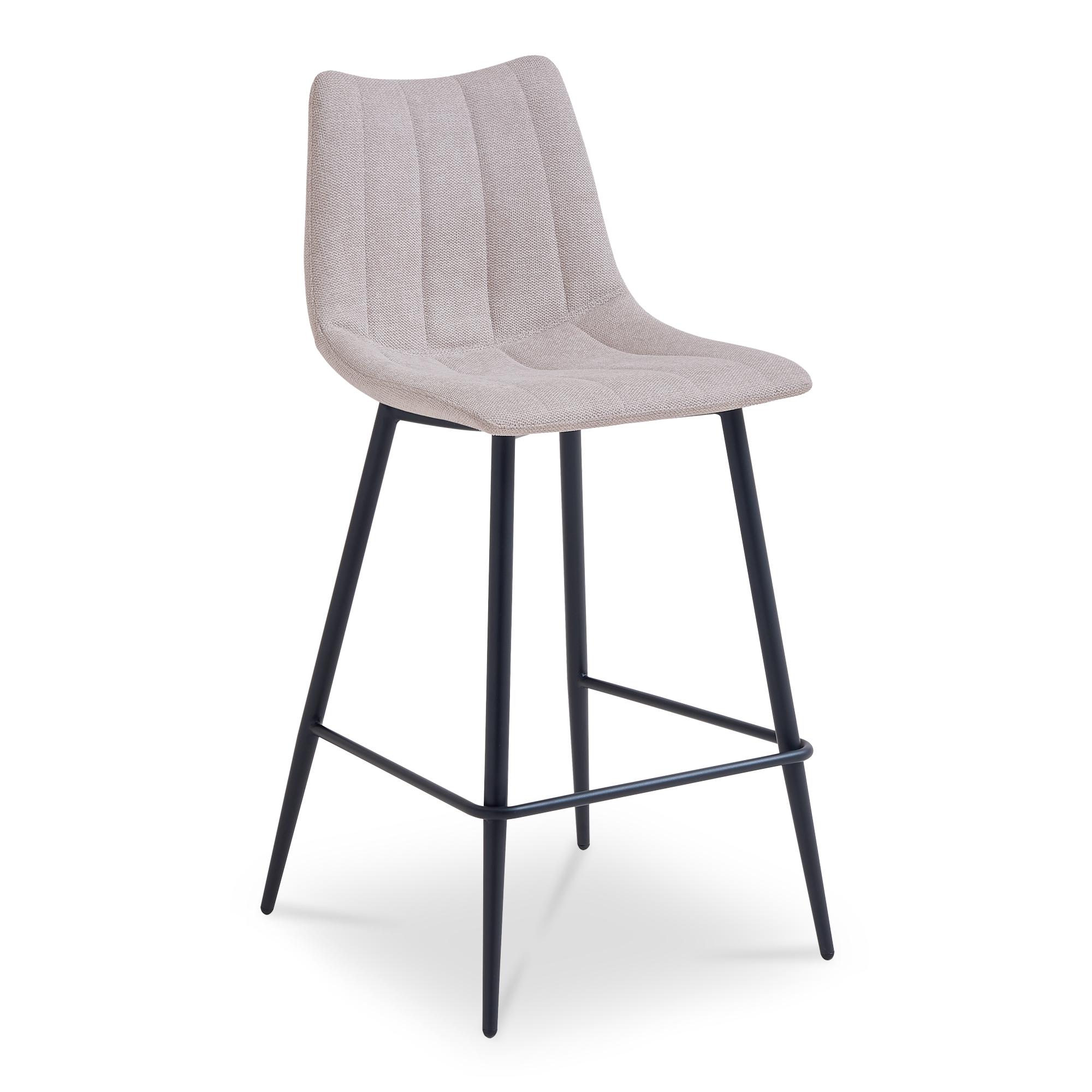 Alibi Bar Stool Beige-Set of Two 2 Alibi Bar Stool Beige-Set of Two - Image 2