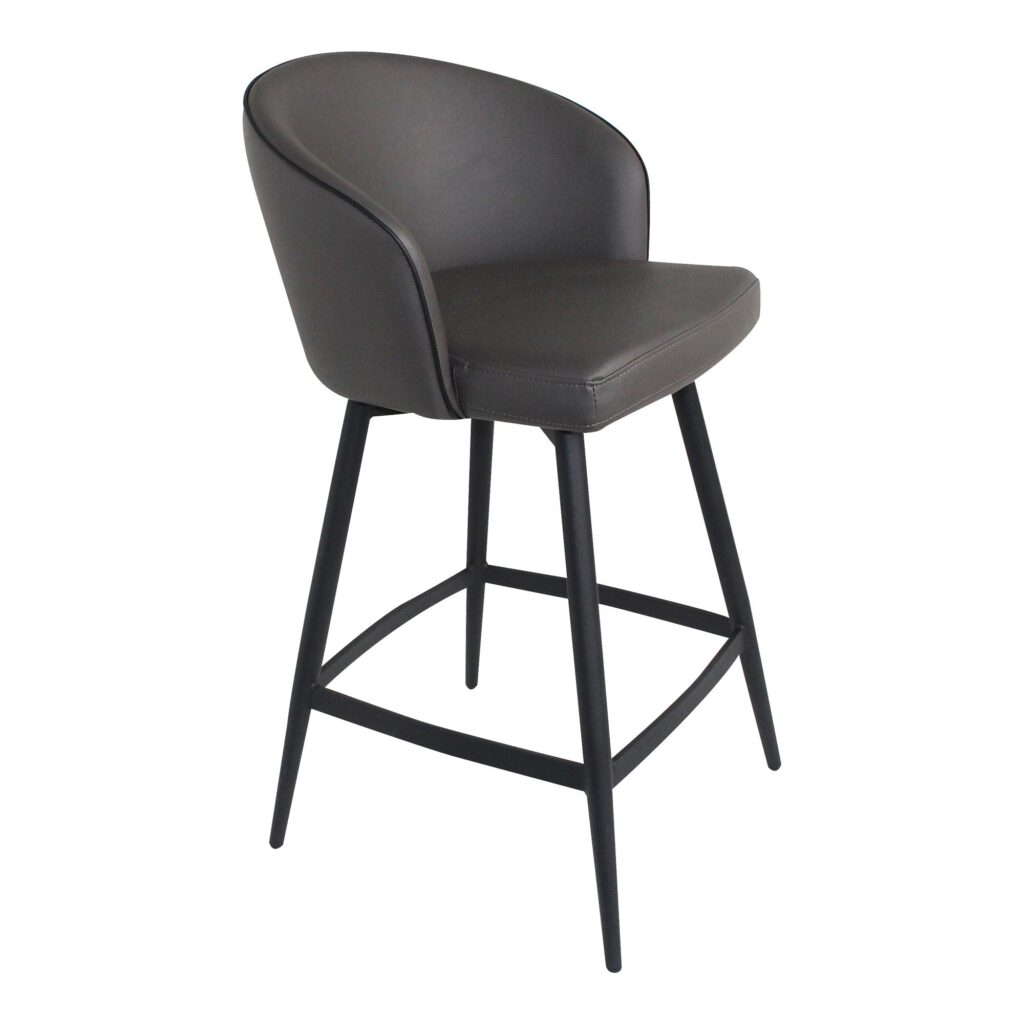 Webber Swivel Counter Stool Charcoal - Image 2