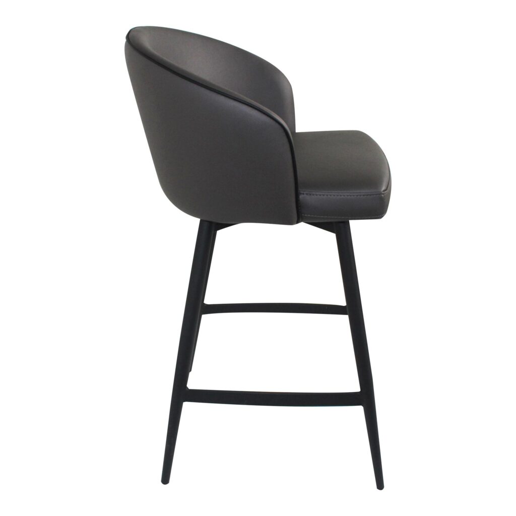 Webber Swivel Counter Stool Charcoal - Image 3