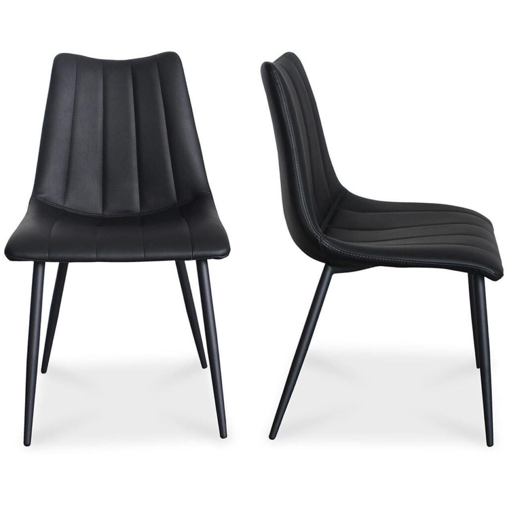 Alibi Dining Chair Matte Black (Set of 2)