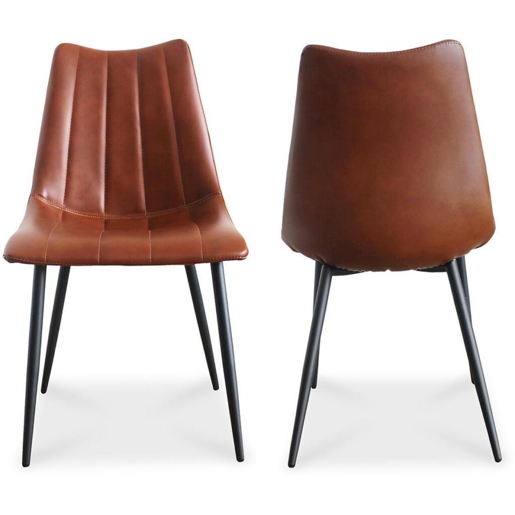 Alibi Dining Chair Brown (Set of 2) - Image 2