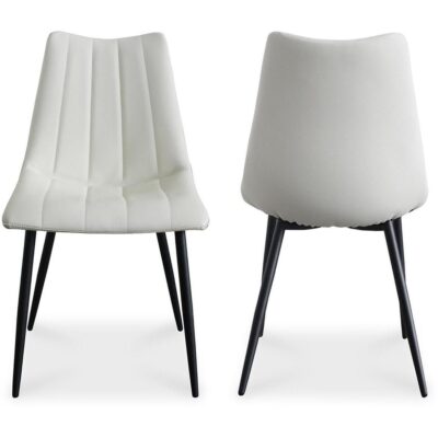 Alibi Dining Chair Ivory (Set of 2) UU-1022-05 UU 1022 05 81