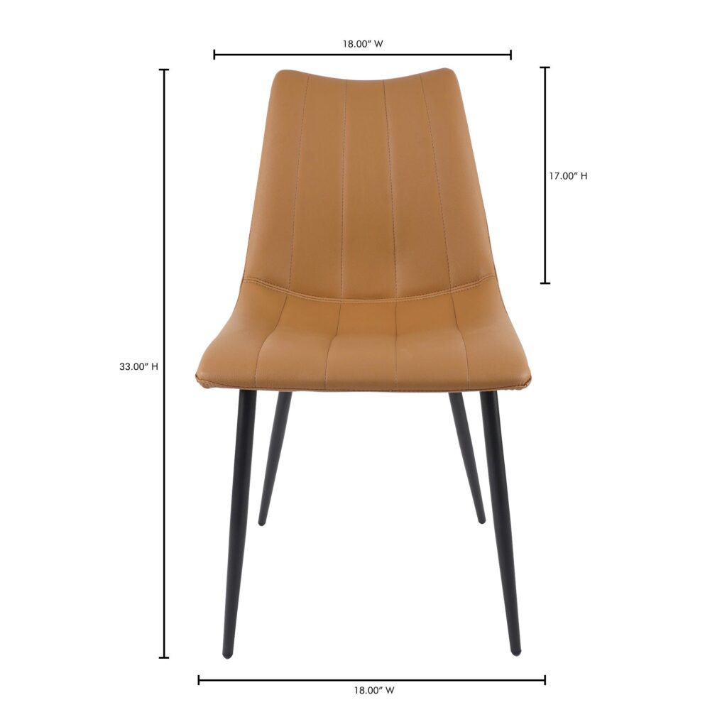 Alibi Dining Chair Tan - Set Of Two - Image 12