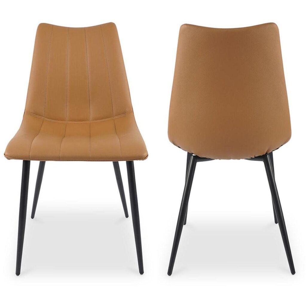 Alibi Dining Chair Tan - Set Of Two - Image 2