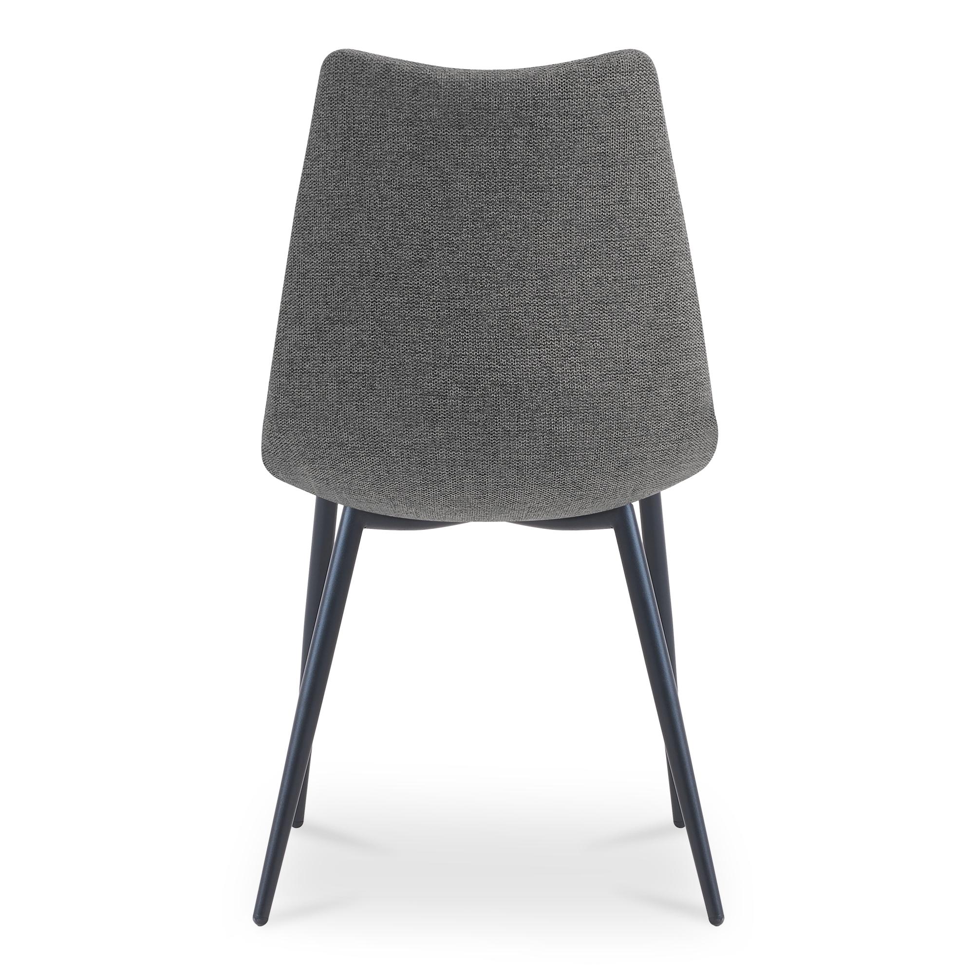 Alibi Dining Chair Dark Grey-Set of Two 5 Alibi Dining Chair Dark Grey-Set of Two - Image 5