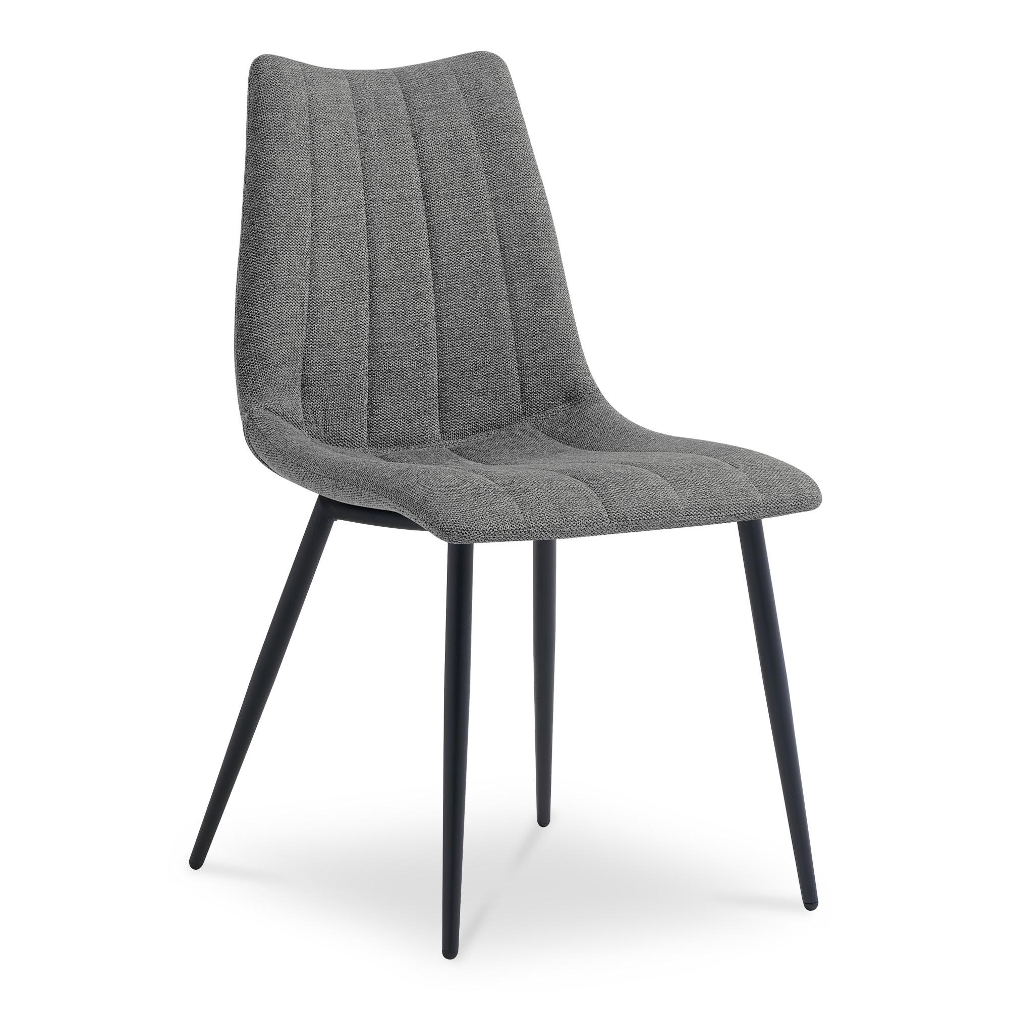 Alibi Dining Chair Dark Grey-Set of Two 2 Alibi Dining Chair Dark Grey-Set of Two - Image 2