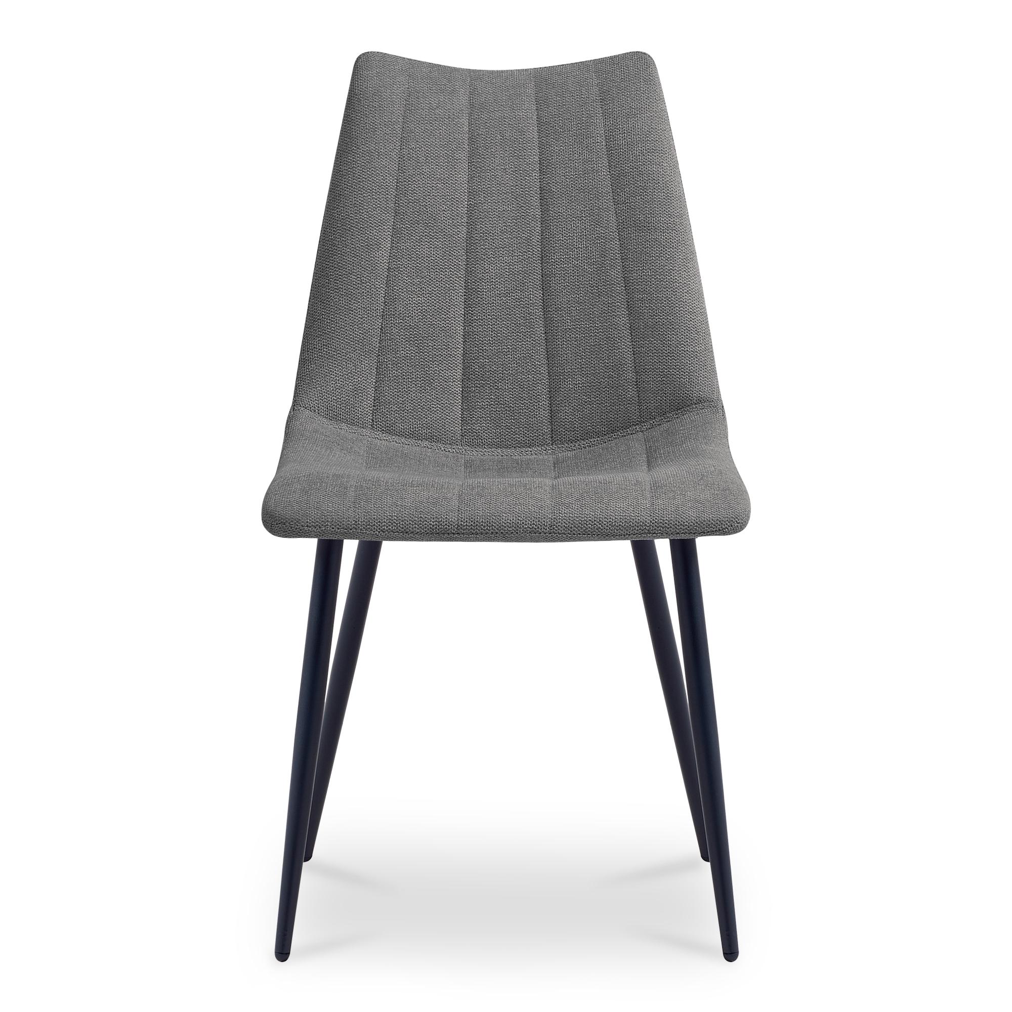 Alibi Dining Chair Dark Grey-Set of Two 4 Alibi Dining Chair Dark Grey-Set of Two - Image 4