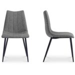 Alibi Dining Chair Dark Grey-Set of Two 8 Alibi Dining Chair Dark Grey-Set of Two UU-1022-25 UU 1022 25 Alibi frontside shadsilo