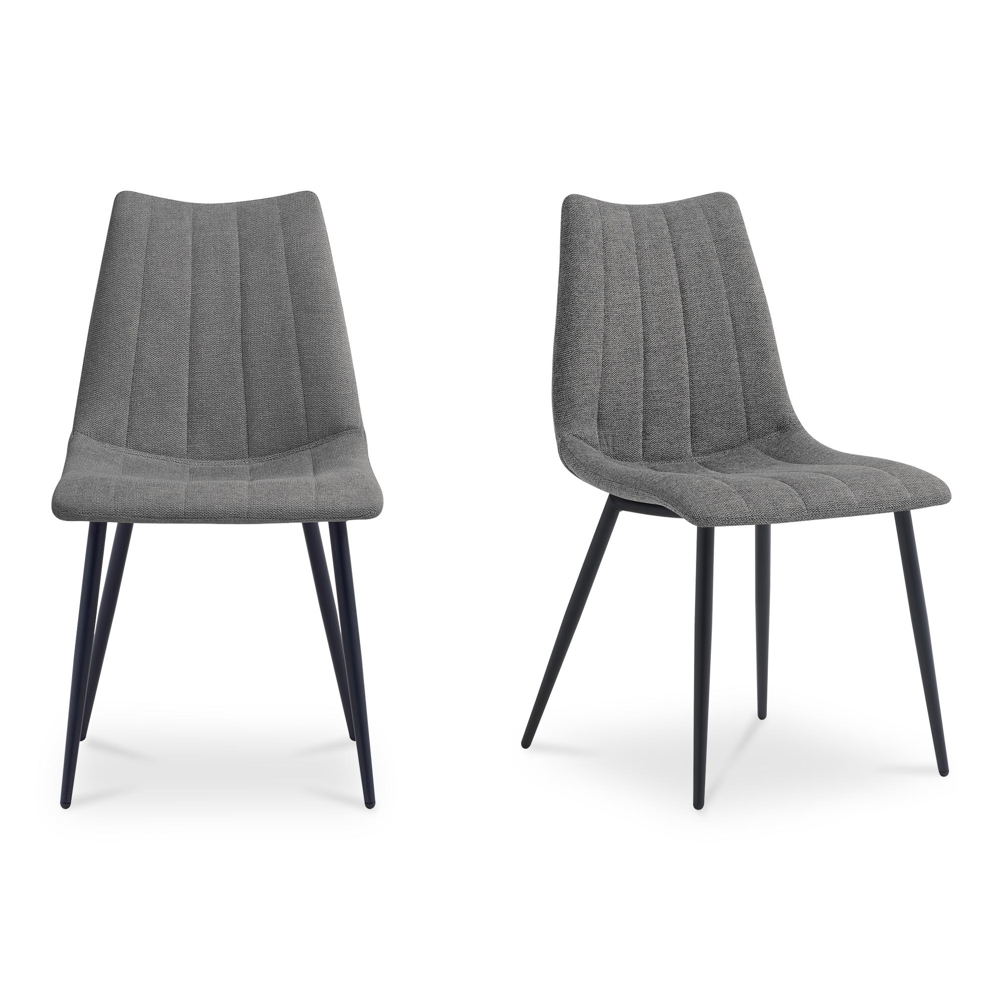 Alibi Dining Chair Dark Grey-Set of Two 1 Alibi Dining Chair Dark Grey-Set of Two