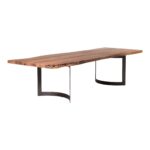 Bent Dining Table Small Smoked 15 Bent Dining Table Small Smoked VE-1001-03-0 VE 1001 03 01